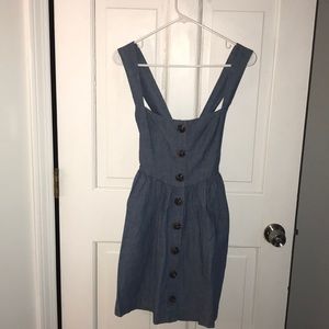 Free People jean mini dress